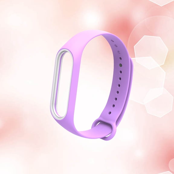 FELTECHELECTR 1Pack Purple Silicone Mi Fit Band Wriststrap for Men and Women