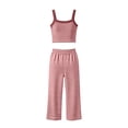 thumbnail image 6 of SJLDQY Womens Pajamas Sets Striped Print Tank Tops and Pants Pj Sets for Womens 2 Piece Set Comfy Lightweight Sleepwear, 6 of 6