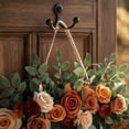 thumbnail image 7 of Honmine Cascading Artificial Rose Door Swags, 5 Colors Hanging Wreath All Season Farmhouse, Front Door Wall Decor for Wedding Holiday, Faux Floral for Porch, Gate, Mirror, 7 of 7