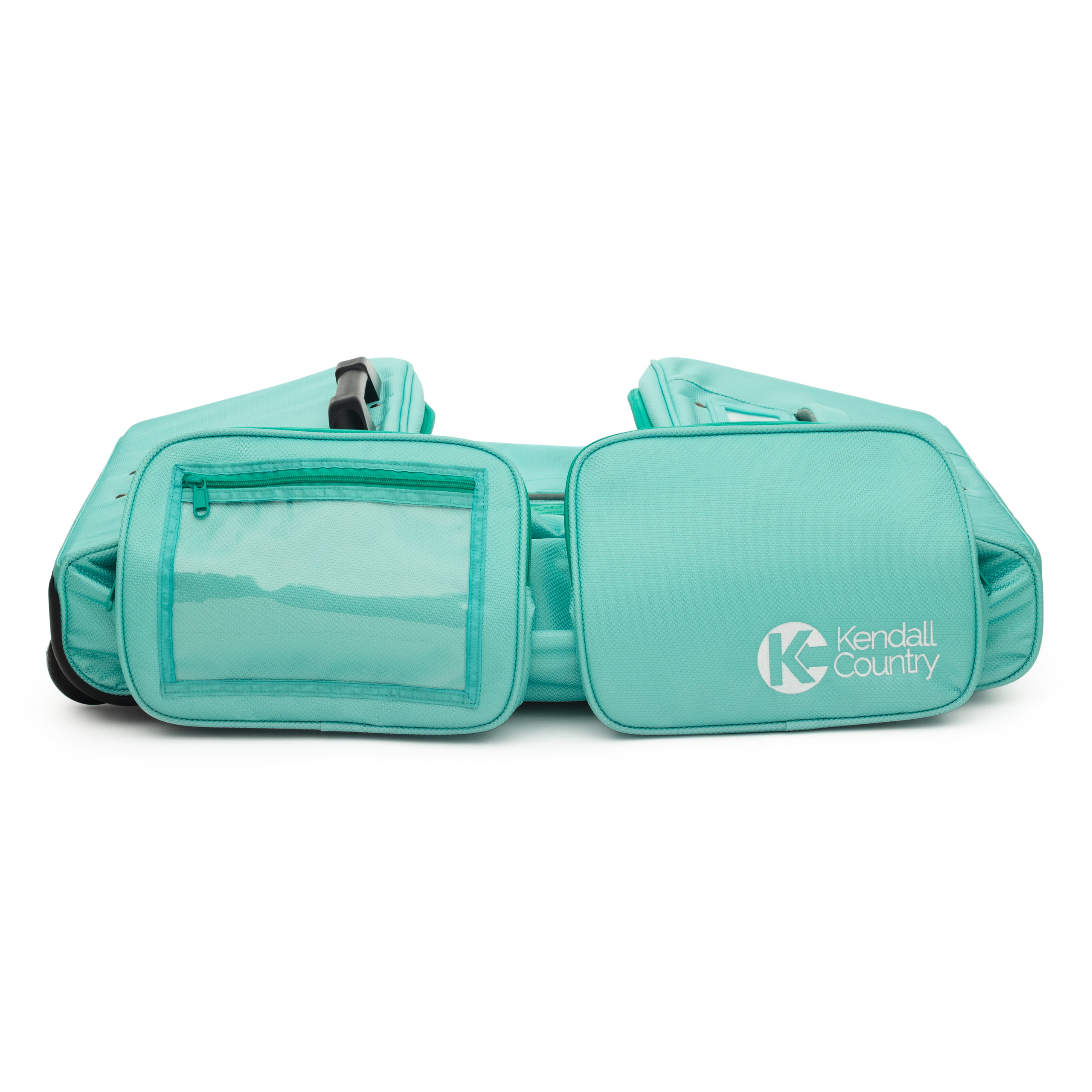 Kendall Country Dance Rolling Duffel with Garment Rack, Seafoam, Large, 28-inch