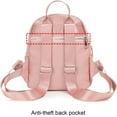 thumbnail image 3 of Kwuty Mini Backpack Purse for Women, Small Backpack Purse, Shoulder Bag for Travel (Pink), 3 of 7