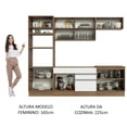 thumbnail image 5 of Cocina Integral 270cm Marrón/Blanco Glamy Madesa 13, 5 of 5