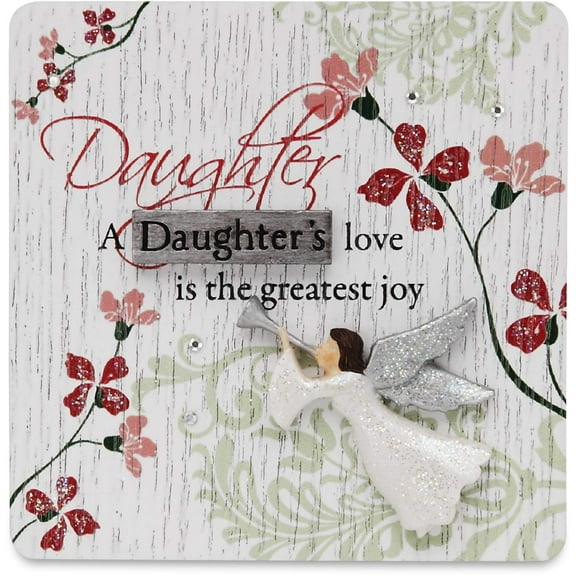 Mark My Words by Pavilion Daughter 3 by 3-Inch Self Standing Holiday Plaque