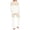Beige, variant on Women's 2 Pieces Lounge Sets Pajamas Set Striped Long Sleeve Tops and Pants Homewear S-3XL