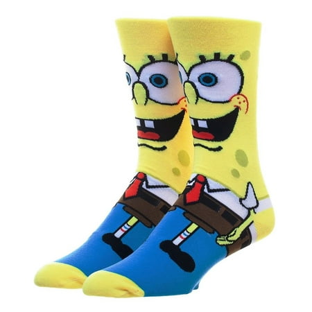 

Spongebob Cartoon Character Crew Socks