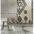 thumbnail image 5 of Hauteloom Dugway Wool Living Room, Bedroom Area Rug - Bohemian, Transitional - Beige, Medium Gray, Charcoal - 10' x 14', 5 of 12