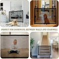 thumbnail image 3 of Dog Safety Barrier, Adjustable Magic Gate, Pet Barrier, Retractable for Stairs Kitchen Portable, 3 of 5