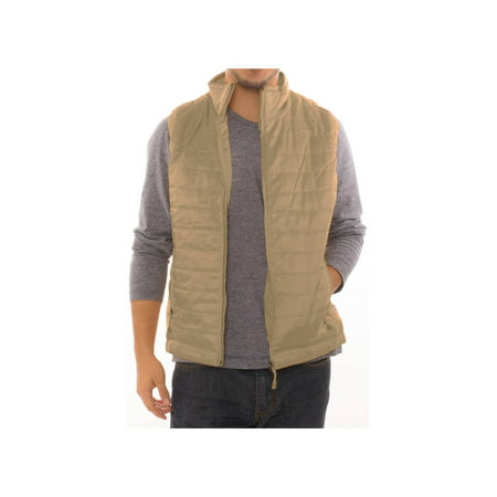 Men's Quilted Full Zipper Puffer Water Repellent Packable Vest Jacket Coat -