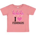 thumbnail image 3 of Inktastic I Love Flamingos Pink Bird Girls Baby T-Shirt, 3 of 5
