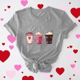thumbnail image 2 of Lmnyox Women's T Shirt Heart Graphic Print Fashion Tee Short Sleeve Crew Neck Vacation Shirts Clothes 2025, 2 of 5