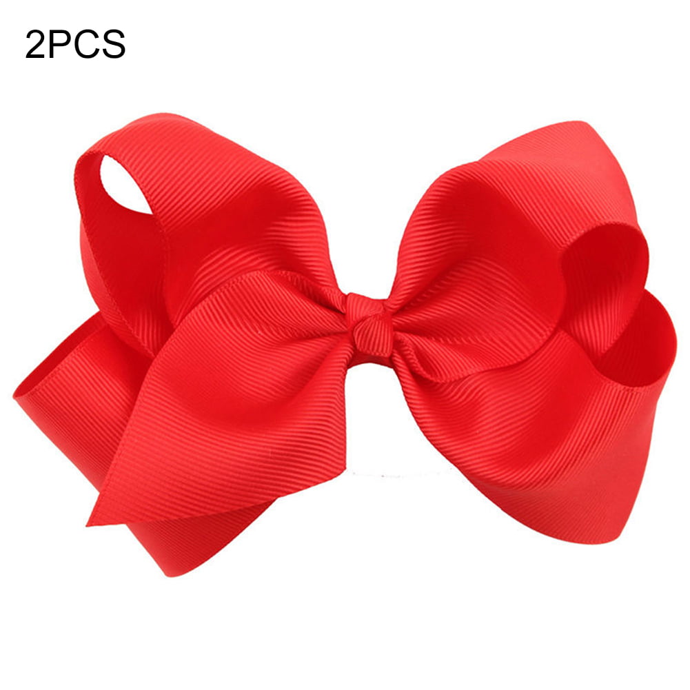 Details about   12 colors 8 inch Large Grosgrain Ribbon Hair Bows With Alligator Clips For Girls