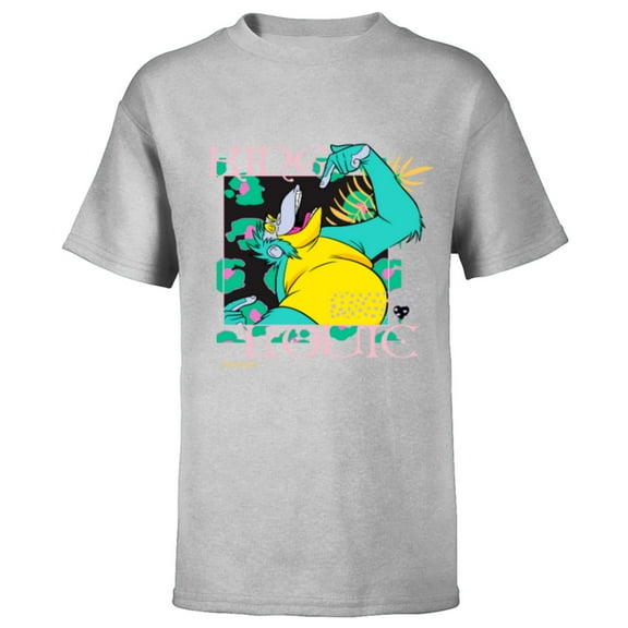 Disney The Jungle Book King King Louie 55th Anniversary - Short Sleeve T-Shirt for Kids - Customized-Athletic Heather