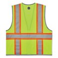thumbnail image 2 of GloWear 8246Z-S Single Size Class 2 Two-Tone Mesh Vest, Polyester, X-Large, Lime, Ships in 1-3 Business Days | Bundle of 2 Each, 2 of 8