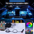 thumbnail image 1 of MesaSe Interior Car LED Strip Lights With Wireless APP And Remote Control  RGB 5 In 1 Ambient Lighting Kits With 236 Inches Fiber Optic  16 Million Colors Car Neon Lights  Sync To Music, 1 of 7