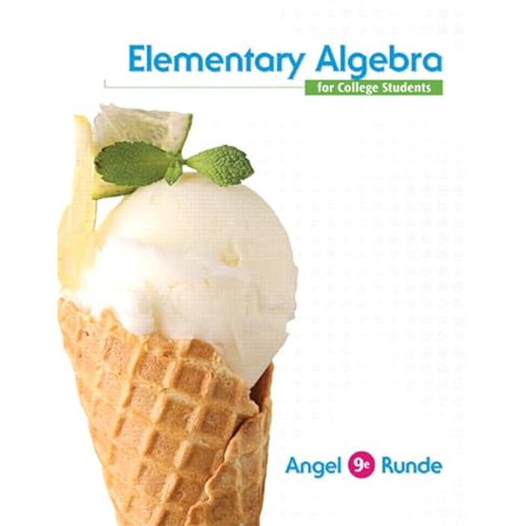 Pre-Owned Elementary Algebra For College Students (Hardcover) 0321868064 9780321868060