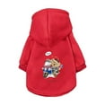 thumbnail image 4 of 2024 new pet clothing Fleece warm sports hoodie Large and medium dogs Pet hooded clothing Dog clothing (Red,XL), 4 of 7