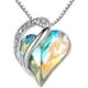thumbnail image 1 of Qarigey Collar de corazón de amor, collar con colgante de corazón de cristal para mujer, regalos de joyería para mujer Ropa, zapatos y accesorios Miscelánea No.1, 1 of 6