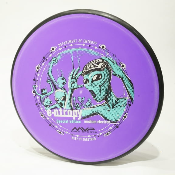 MVP Special Edition Medium Electron Entropy Disc Golf Putter & Approach Disc, Pick Color/Weight [Stamp & Exact Color May Vary] Purple 170-172 grams