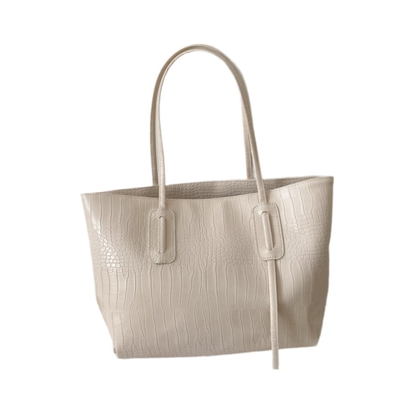 Bolso de mano de piel sintética para mujer, bolso de hombro, bolso de trabajo, moda, citas, señora, alta capacidad