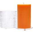 thumbnail image 1 of Glass Pillar Candle Holder Plates (5 Inches, 12 Pack), 1 of 8