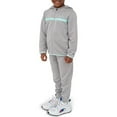 thumbnail image 3 of Champion Girl's Heavyweight 3 Piece Tee, Hoodie & Legging Set (Oxford Heather, 5), 3 of 12