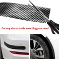 thumbnail image 4 of Protector de umbral de puerta de coche, protector de puerta, cubierta de parachoques, 2,5 metros, pegatina protectora universal de fibra de carbono negra para coche, 4 of 5