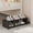 Black, variant on 2-Tier Shoe Rack, 22×8×8 in Slim Storage Shelf, Under-Bed Shoe Storage Bench, Heavy-Duty 44 lb Load, Pull-Out Organizer for Dorm, Closet, Entryway, Front Door