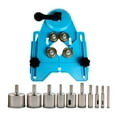 thumbnail image 1 of Herramienta de posición de la plantilla de bitsaw fácil de usar colicador de bits de bits de bits Center Center localizador para vidrio de cerámica Copa de succión única, 1 of 9