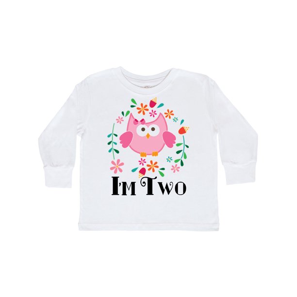 INKtastic Inktastic 2nd Birthday Owl for 2 Year Old Girls Toddler