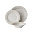 thumbnail image 1 of The Pioneer Woman Vintage Lace 12-Piece Ceramic Dinnerware Set, Linen, 1 of 4