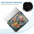 thumbnail image 2 of FORMRS 13"-13.3" Laptop Sleeve Protective Case Soft Carrying Quilted Computer Bag Cover, Green Goldfish, 2 of 7