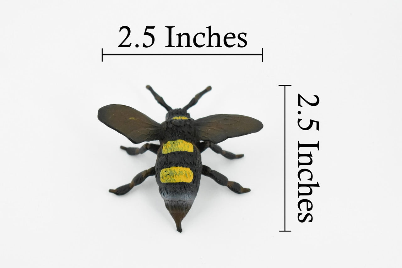 Bumblebee, flexible, Rubber Toy Animal, Realistic Figure, Model, Replica,  Kids Educational Gift, 1 F3416 B33