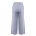 thumbnail image 4 of Women's Linen High Waisted Straight Pants Casual Flowy Wide Leg Drawstring Trousers with Pockets, 4 of 5