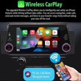 thumbnail image 4 of Single Din Car Stereo with Wireless CarPlay/Android Auto, Touchscreen Radio, Bluetooth, Backup Camera, Mirror-Link, 4 of 4