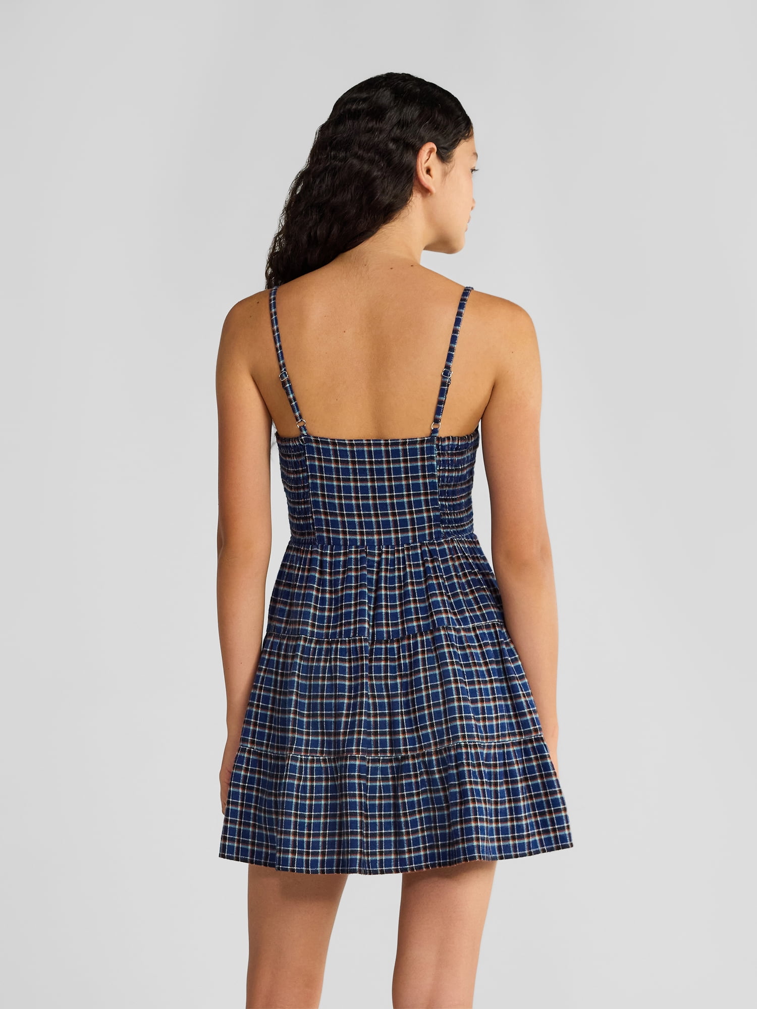 No Boundaries Woven Flannel Dress, Women's