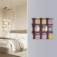thumbnail image 4 of Yayeee Toggle Light Switch Wall Plate 2-Gang 4.56"x4.48" Decorative Outlet Cover, Purple Jam, 4 of 7
