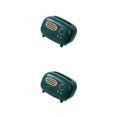 thumbnail image 3 of Billuyoard Box Bathroom Tissues Holder Case Napkin Restaurant Dispenser Verde 2piezas, 3 of 4