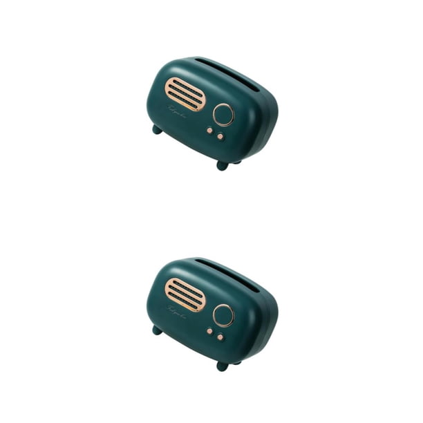 Bewildely Box Bathroom Tissues Holder Case Napkin Dispenser Restaurant Verde 2Conjunto