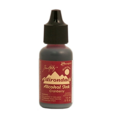 UPC: 0804551937279 | Tim Holtz Alcohol Inks cranberry  0.5 oz.  bottle (pack of 6)