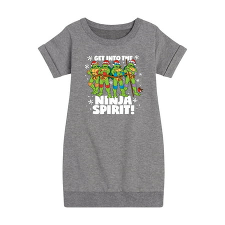

Teenage Muntant Ninja Turtle - Get Into The Ninja Spirit - Toddler And Youth Girls Fleece Dress