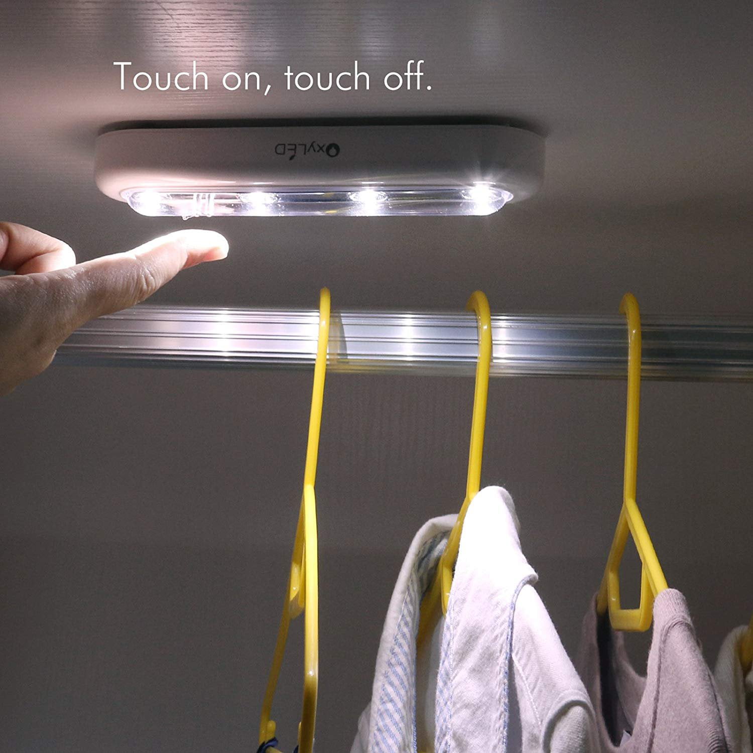 Sensor Wardrobe Light LED Closet Light Stick On Anywhere OxyLED 10 LED 3 Packs 