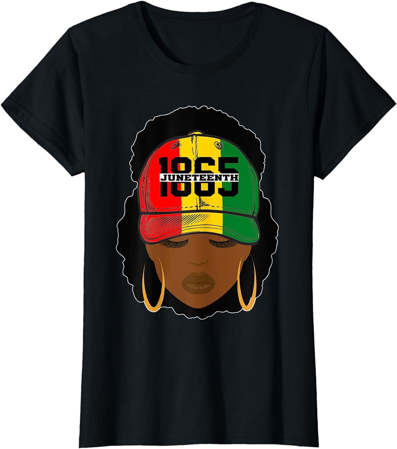 Proud Black African American Ladies TShirt Women
