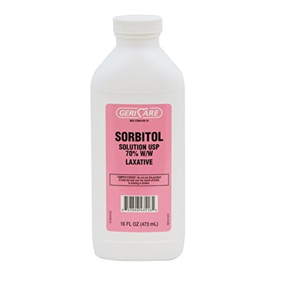 McKesson Brand GeriCare Sorbitol Liquid Laxative Solution 70% W/W 16 oz Bottle - 1/EA 2 Pack