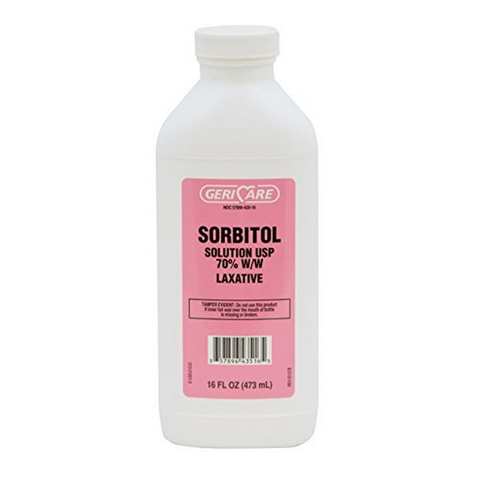 12 Bottles of Sorbitol Solution. Liquid Laxative with 13.5 Gram