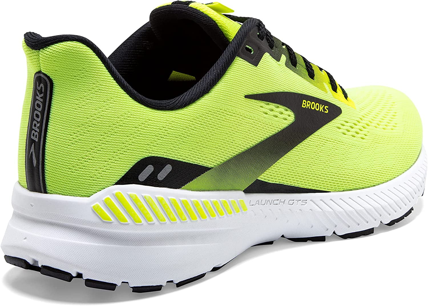 Brooks Launch GTS 8 13 , Nightlife/Black/White (Men's)