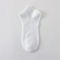 thumbnail image 5 of FAZVAOO Womens Socks Cotton Ankle Mesh Socks,White 5 Pairs, 5 of 5