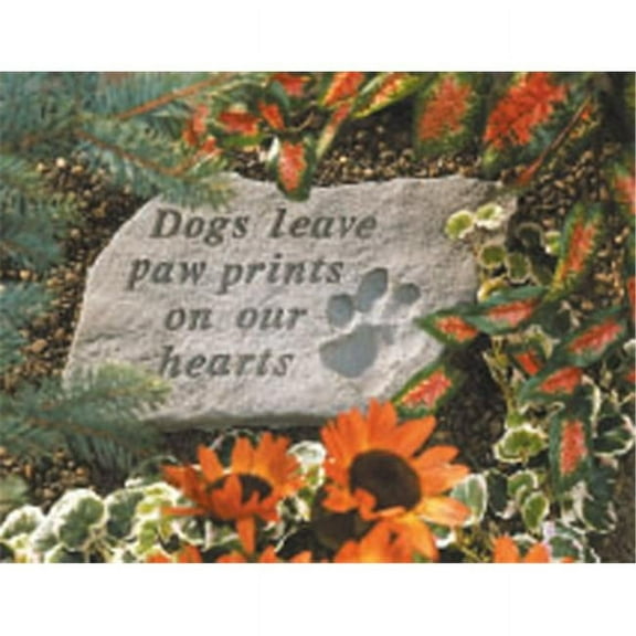 Kay Berry- Inc. 60220 Dogs Leave Paw Prints On Our Hearts - Memorial - 14.5 Inches x 9.5 Inches