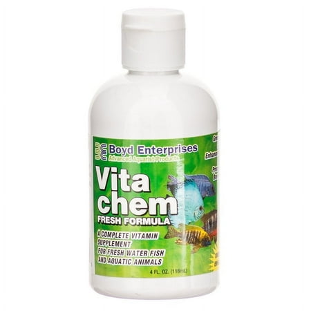 3 Pack Boyd Enterprises Vita-Chem Freshwater [Aquarium Tropical Fish Food, Bulk Aquarium Supplies, Boyd Enterprises] 12 oz (3 x 4 oz)
