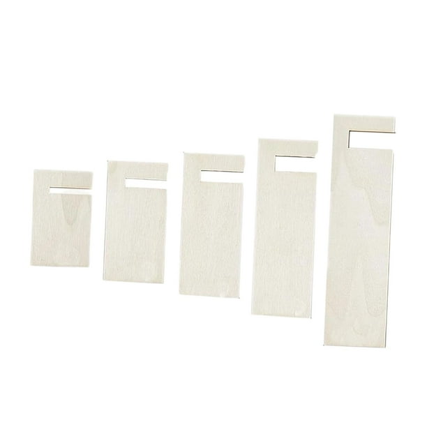 Kit de manualidades para hacer borlas de 5 piezas hecho de madera, herramienta para hacer nudos con marco de tejido DIY