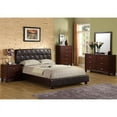 thumbnail image 4 of Bowery Hill 2-Drawer Contemporary Solid Wood Nightstand in Brown, 4 of 6